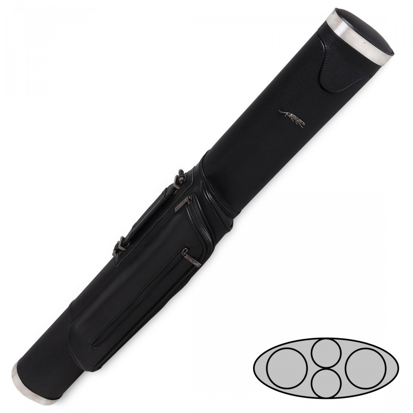 ТУБУС PREDATOR BLAK 2X2 ЧЁРНЫЙ