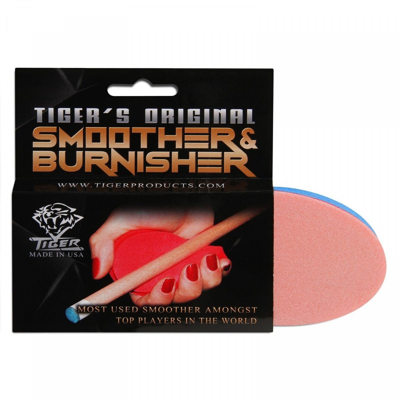 ГУБКА ДЛЯ ЧИСТКИ И ПОЛИРОВКИ КИЯ TIGER SHAFT SMOOTHER  BURNISHER