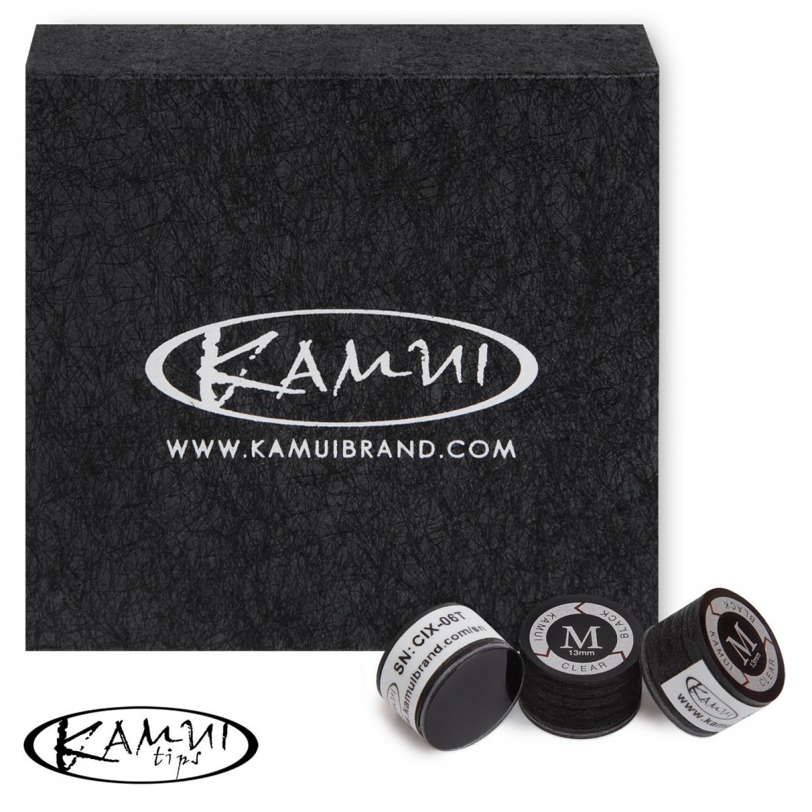 НАКЛЕЙКА ДЛЯ КИЯ KAMUI CLEAR BLACK 13ММ
