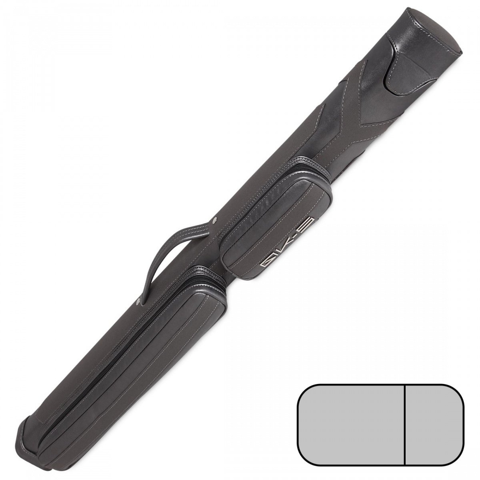 ТУБУС QK-S SAMURAI 1X1 СЕРЫЙ МЕТАЛЛИК