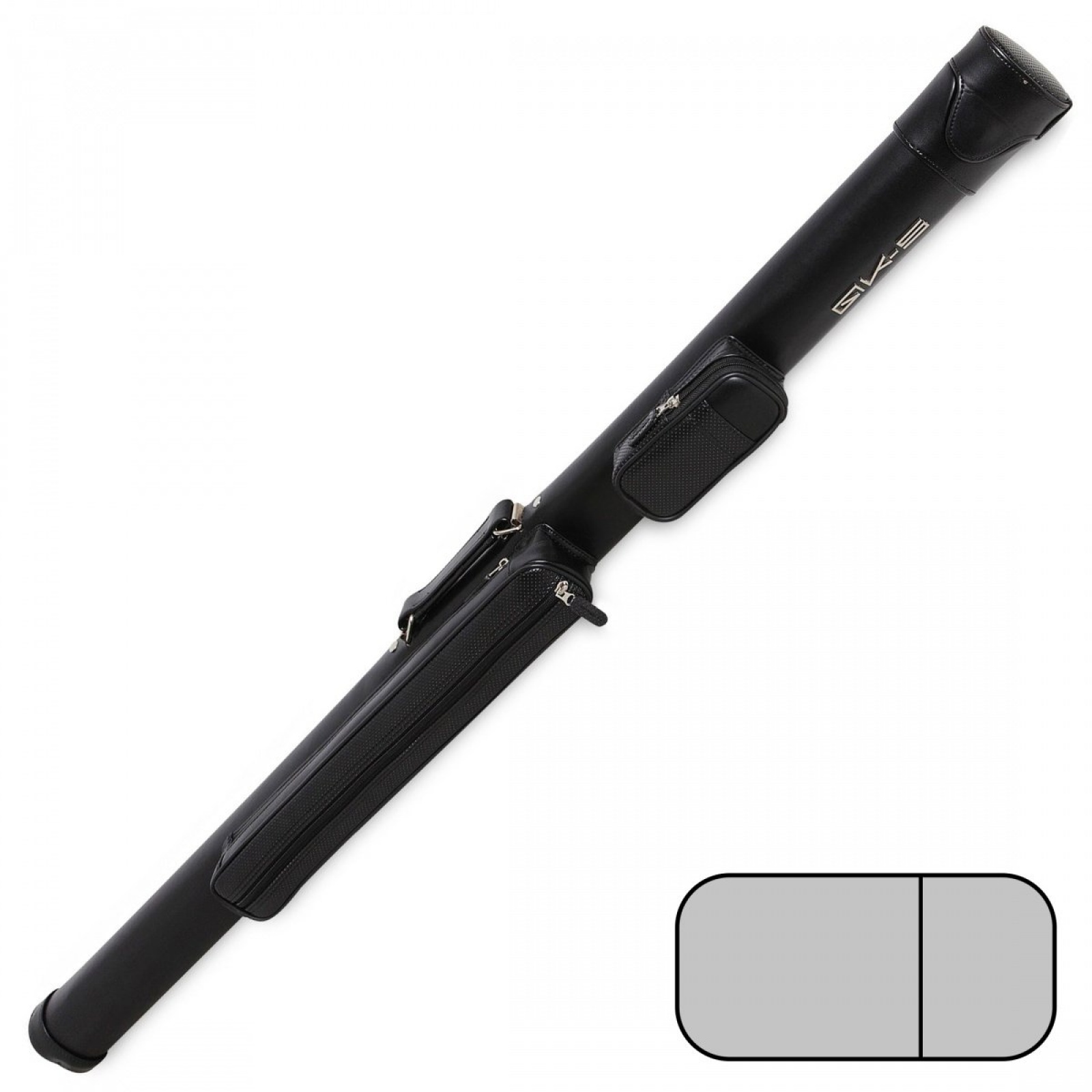ТУБУС QK-S ARTILLERY 1X1 3/4 МАТОВЫЙ ЧЕРНЫЙ