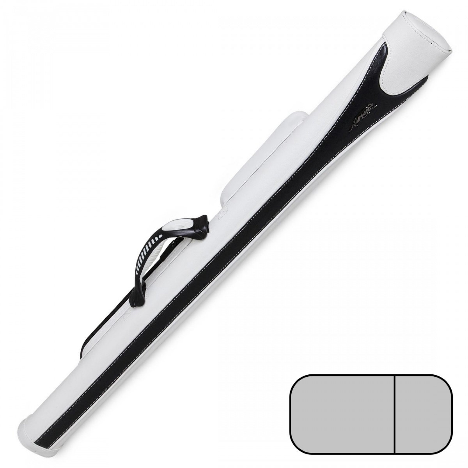 ТУБУС PREDATOR RACER 1X1 БЕЛЫЙ/ЧЕРНЫЙ