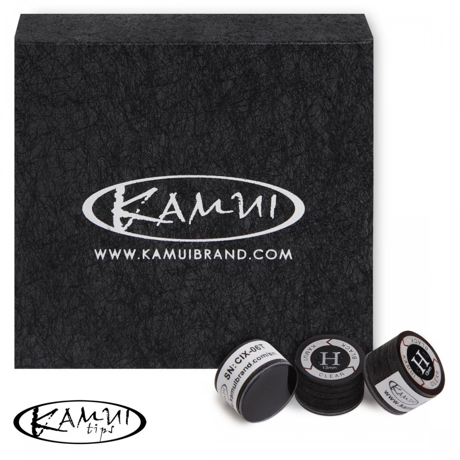 НАКЛЕЙКА ДЛЯ КИЯ KAMUI CLEAR BLACK 13ММ