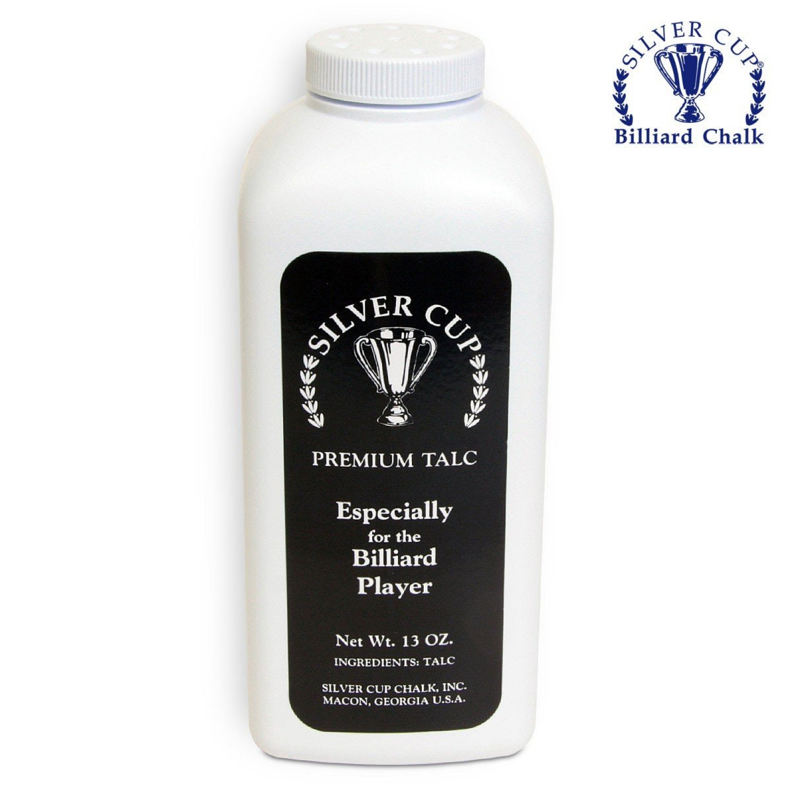 ТАЛЬК БИЛЬЯРДНЫЙ ДЛЯ РУК SILVER CUP PREMIUM TALC 368Г