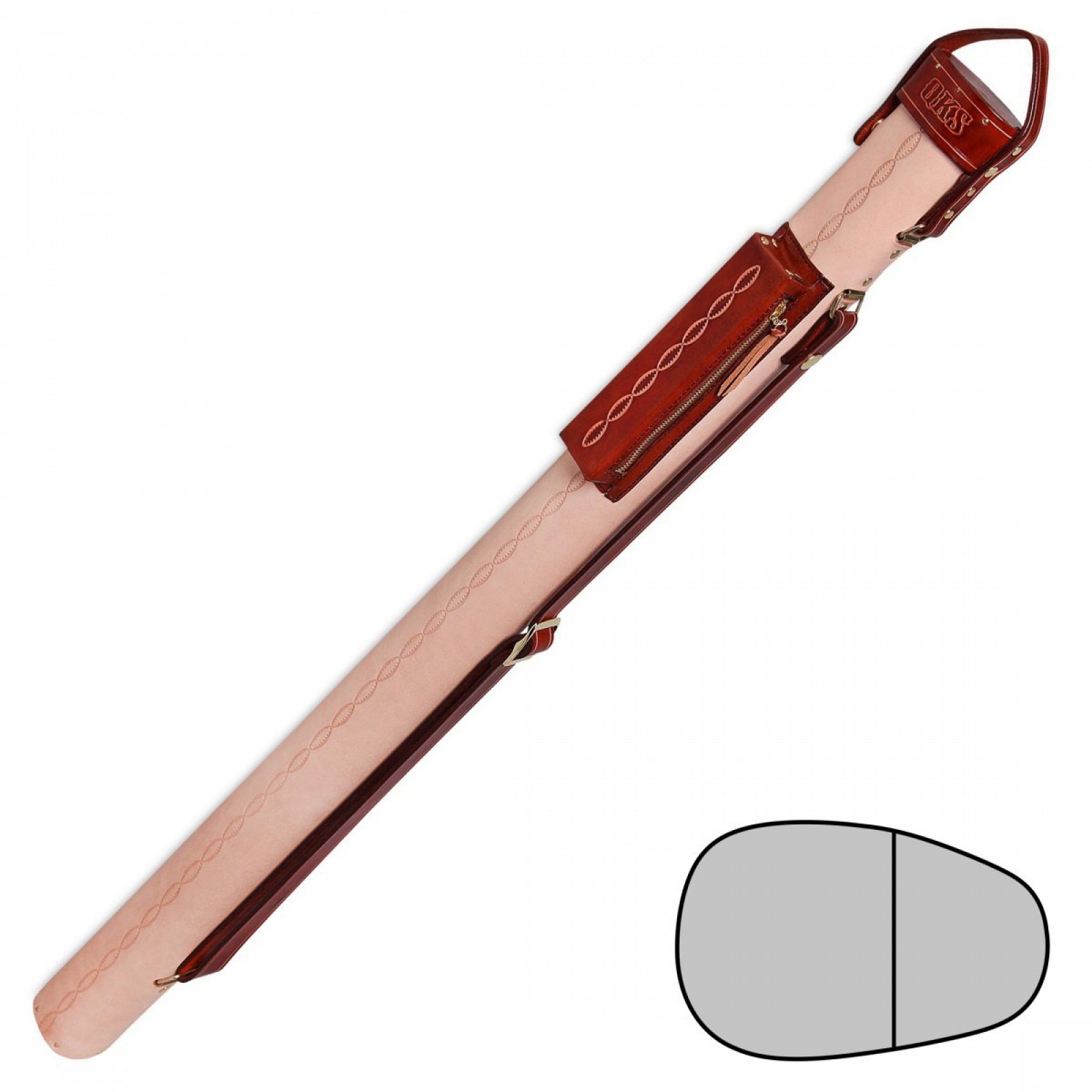 ТУБУС QK-S GRAND CAVALRY 1X1 БЕЖЕВЫЙ