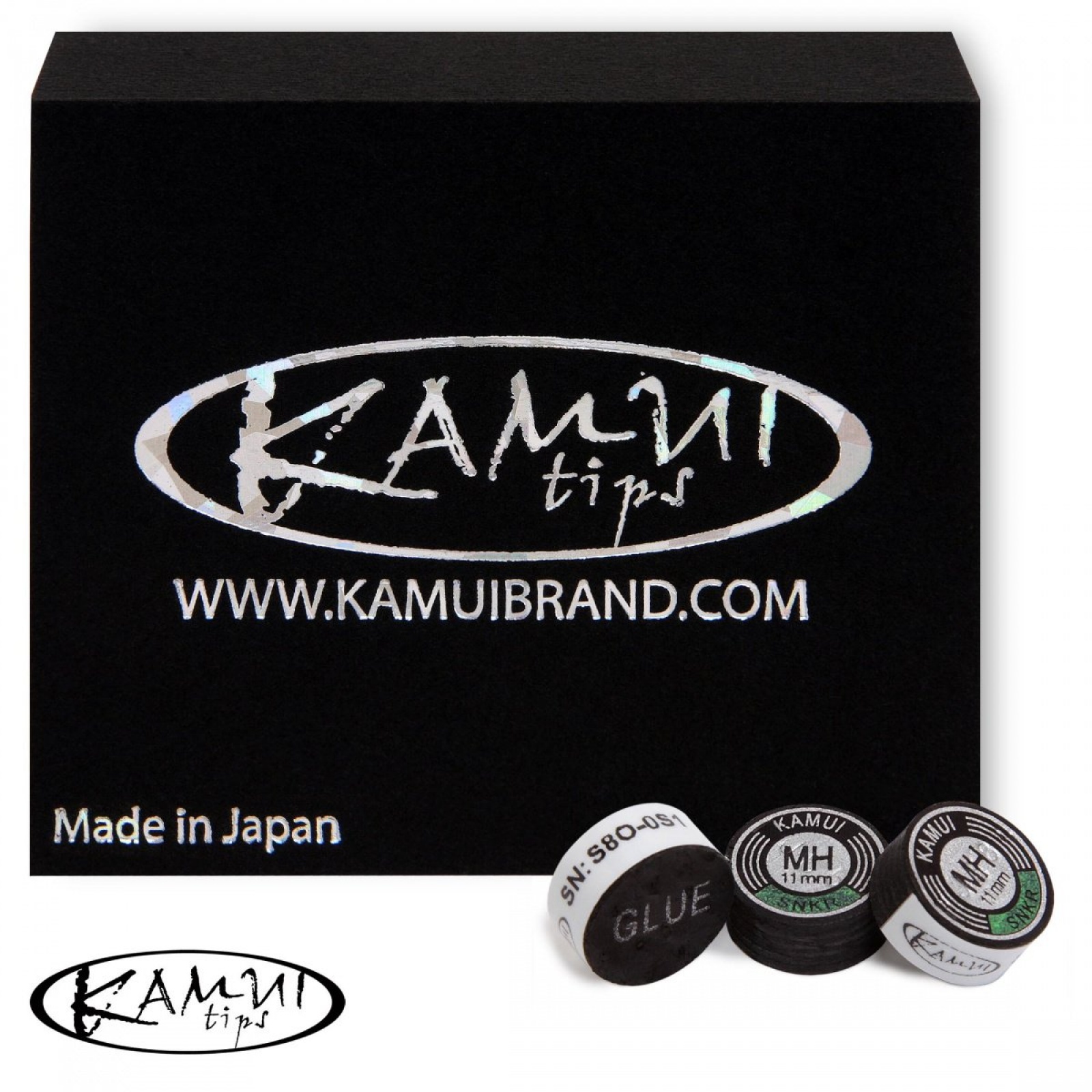 НАКЛЕЙКА ДЛЯ КИЯ KAMUI SNOOKER BLACK 11ММ