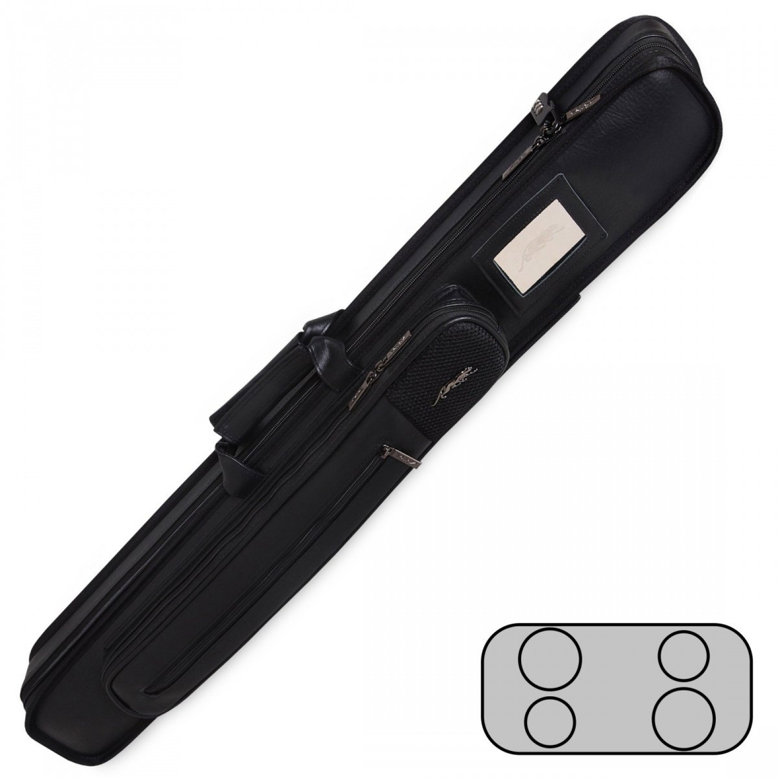 КЕЙС PREDATOR BLAK LS 2X2 ЧЁРНЫЙ