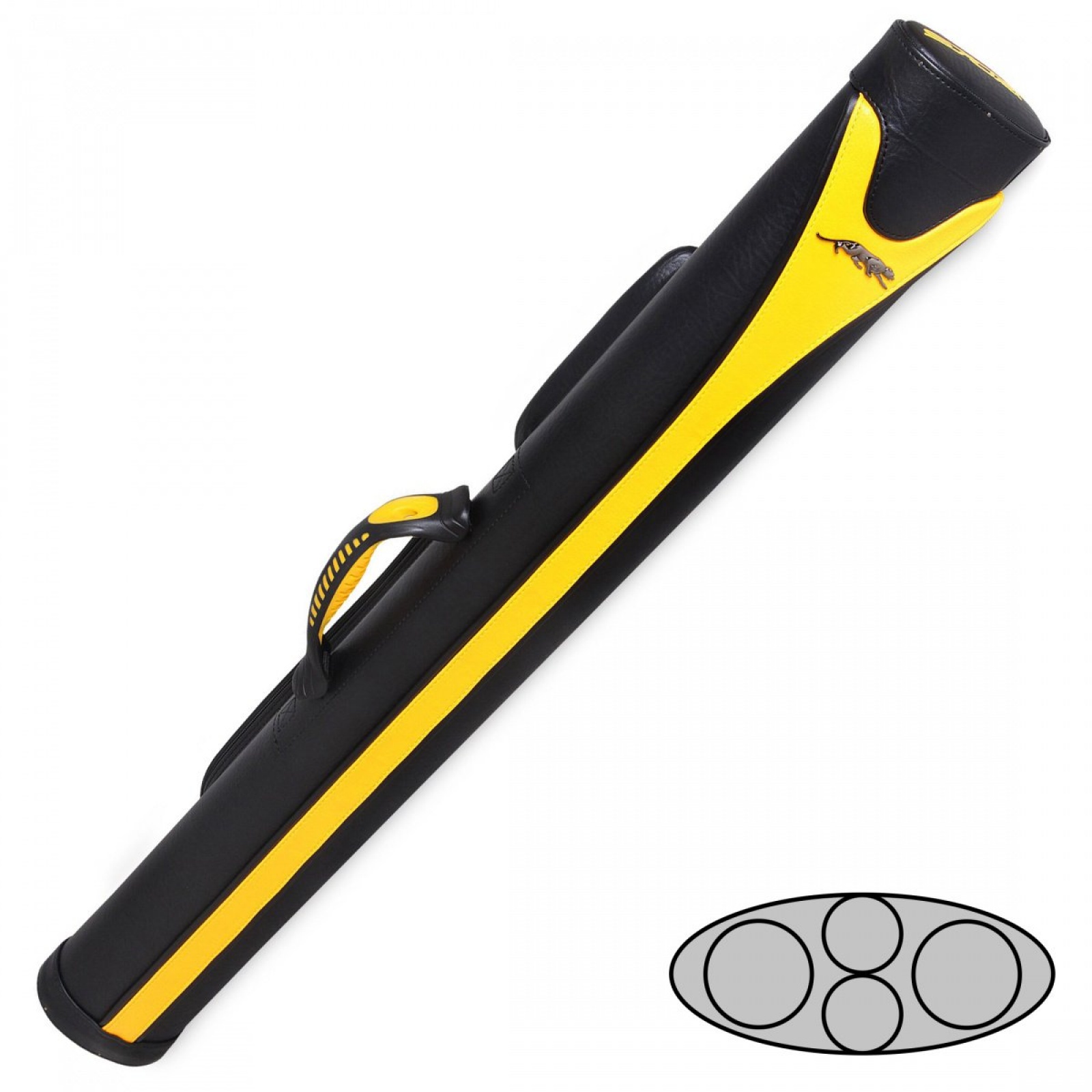 ТУБУС PREDATOR SPORT 2X2 ЧЕРНЫЙ/ЖЁЛТЫЙ