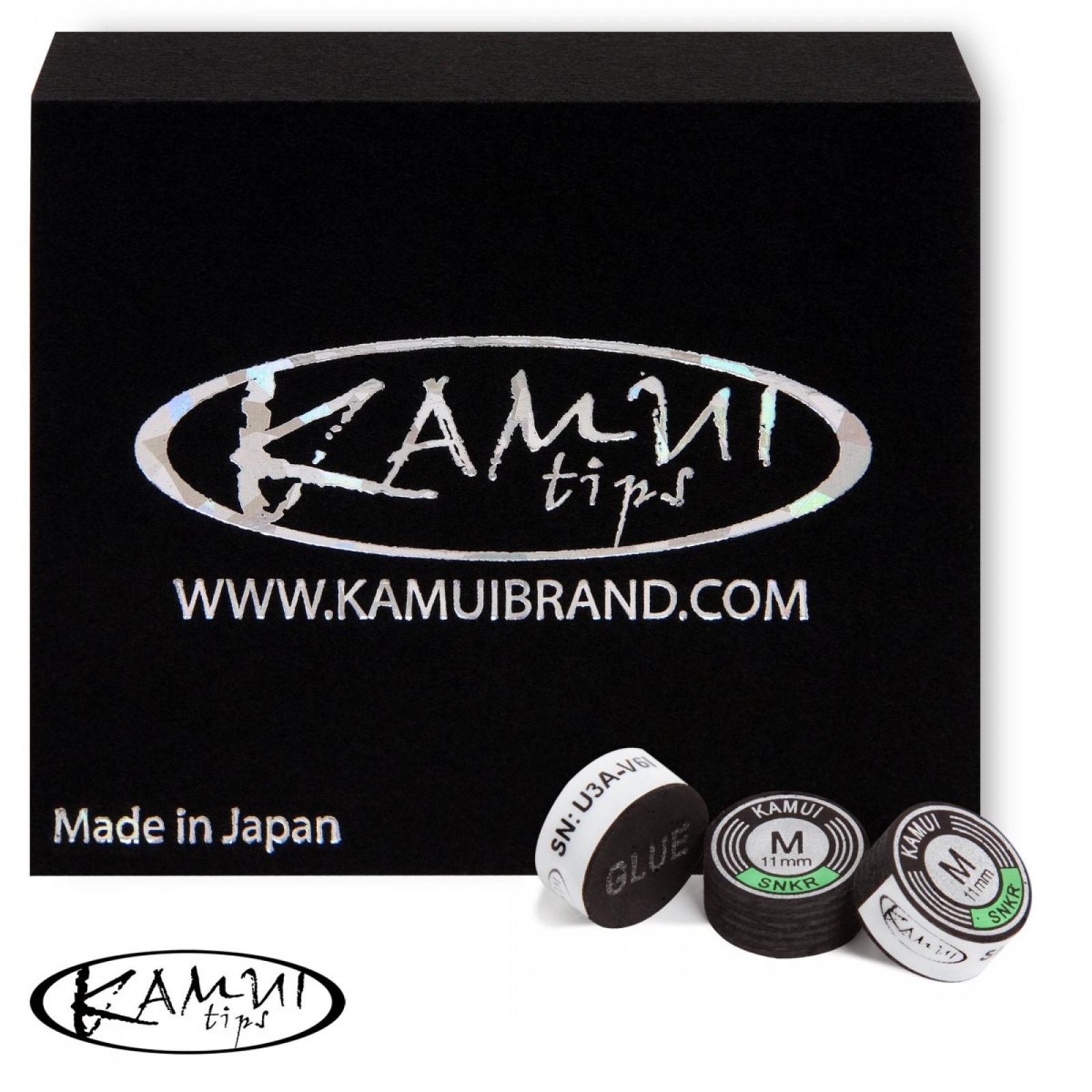 НАКЛЕЙКА ДЛЯ КИЯ KAMUI SNOOKER BLACK 11ММ