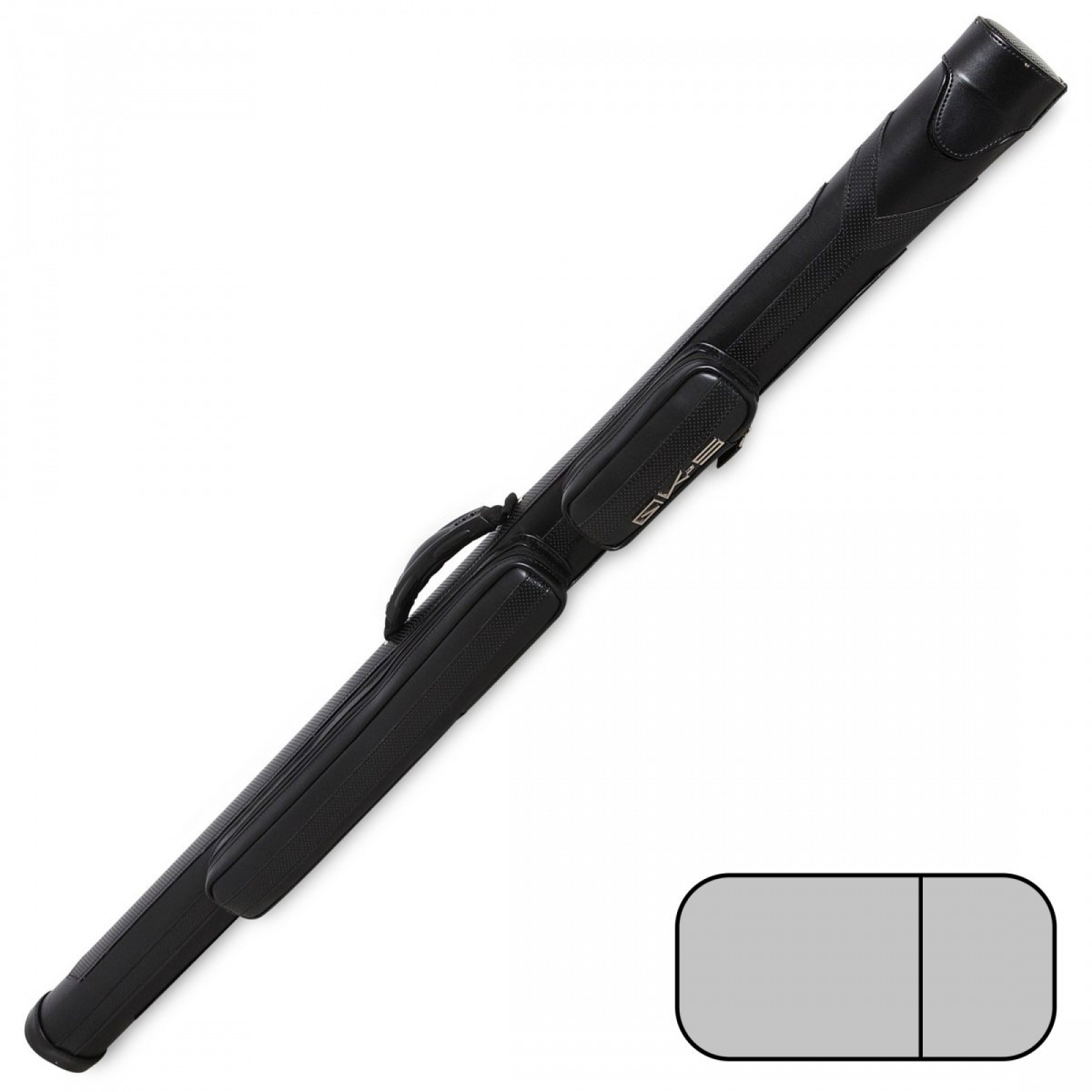 ТУБУС QK-S SAMURAI 1X1 3/4 МАТОВЫЙ ЧЕРНЫЙ
