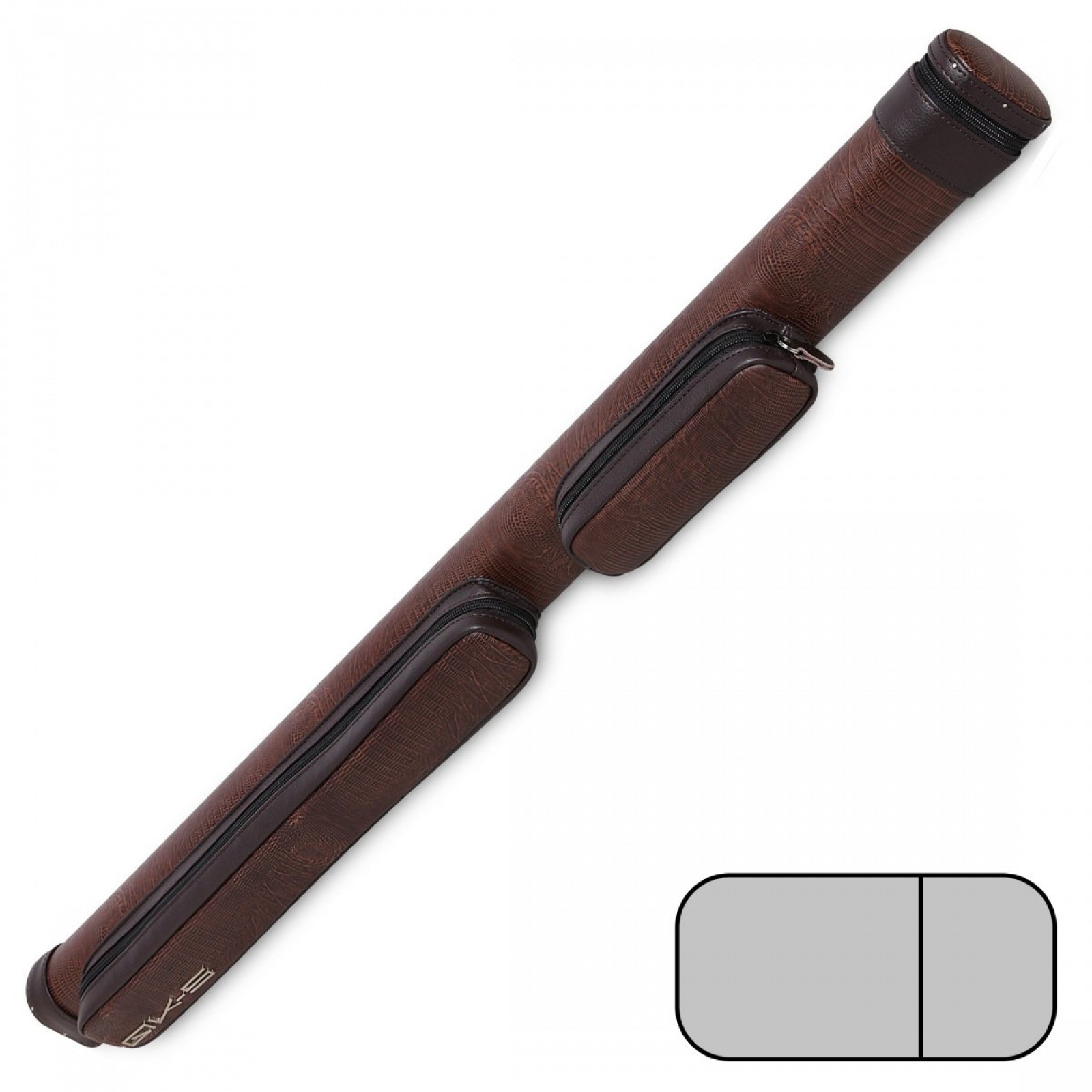 ТУБУС QK-S HAMMER 1X1 КОРИЧНЕВЫЙ АЛЛИГАТОР