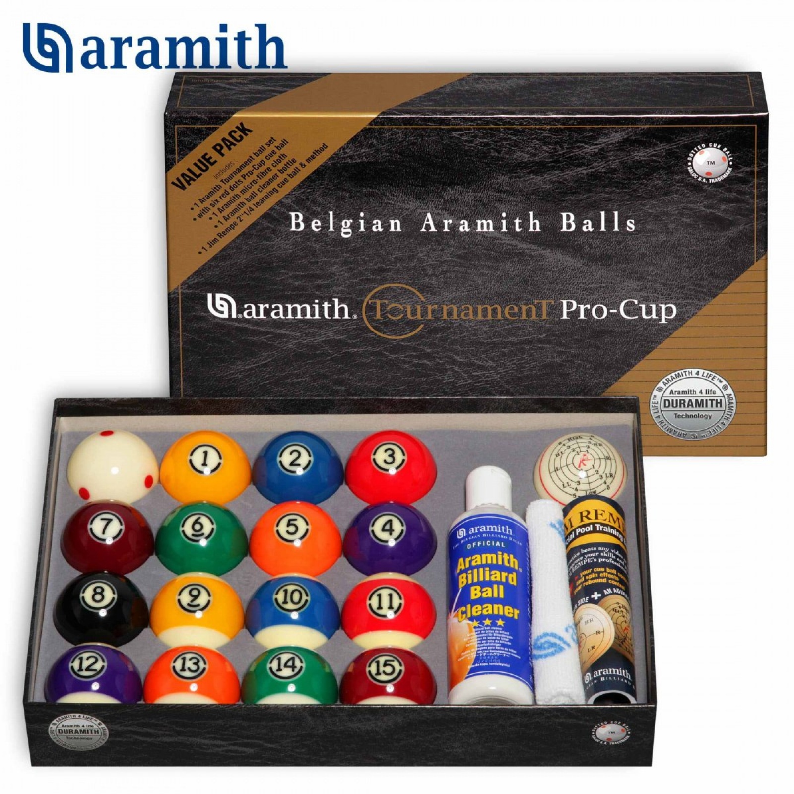 ШАРЫ ARAMITH TOURNAMENT VALUE PACK POOL 57,2ММ