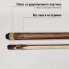 Кий Сергея Чухно из палисандра 6-ти лучевой цветок с напряжённым запилом