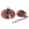 ЦЕПЬ С ПОДВЕСНЫМ ЭЛЕМЕНТОМ FORTUNA RED BRONZE 140СМ