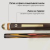 Кий Алексея Вараксина из термограба с запилом 8-ми лучевой цветок