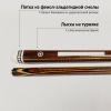 Кий Виктора Бойко из змеиного дерева с напряжённым запилом 8-ми лучевой цветок