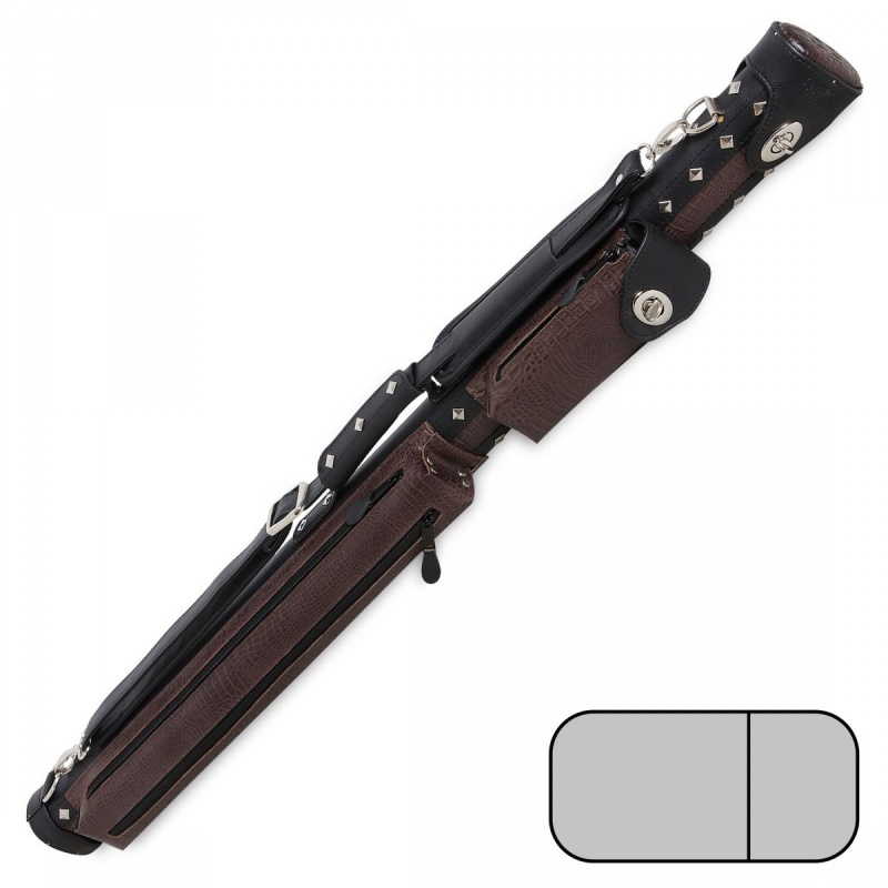 ТУБУС QK-S COWBOY 1X1 ЧЕРНО-КОРИЧНЕВЫЙ АЛЛИГАТОР