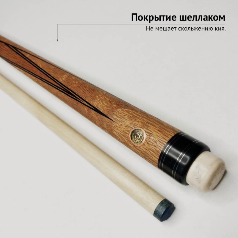 Кий Сергея Чухно из лайсвуда с венским запилом (8 запилов)