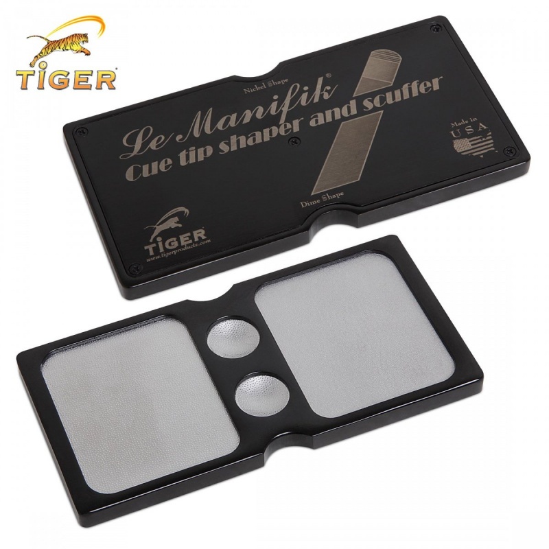 ИНСТРУМЕНТ ДЛЯ НАКЛЕЙКИ TIGER LE MANIFIC CUE TIP SHAPER  SCUFFER