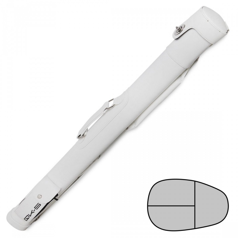 ТУБУС QK-S MUSKETEER 1X1 С ОТДЕЛЕНИЕМ ДЛЯ УДЛИНИТЕЛЯ БЕЛЫЙ