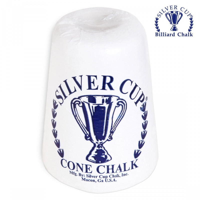 ТАЛЬК БИЛЬЯРДНЫЙ ДЛЯ РУК SILVER CUP CONE CHALK 720 Г